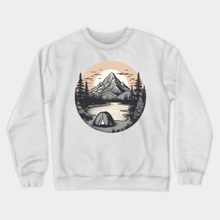 Retro Camping Lover Crewneck Sweatshirt